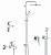 Комплект сантехники для ванной комнаты с гигиеническим душем Grohe Bau Curve