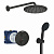 Душевая система с термостатом Grohe Grohtherm Tempesta 250 (SET944) , черный матовый