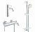Комплект смесителей для ванной Grohe Essence New Cosmopolitan с полочкой, хром