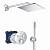 Душевая система с термостатом и квадратным тропическим душем Grohe SmartControl Rainshower Mono Cube