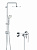 Душевая стойка с тропическим душем и смесителем Grohe Euroeco, хром