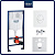 Инсталляция с белой кнопкой GROHE Rapid SL 4 в 1 Skate Air для любого подвесного унитаза, Германия