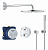 Душевая система встраиваемая Grohe Grohtherm (34731000) с термостатом на 2 выхода, верхний душ Rains