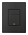 Черная матовая кнопка смыва Grohe Skate Cosmopolitan Black Matt для инсталляции Rapid SL