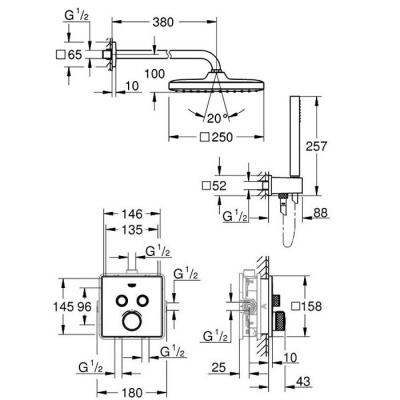 Grohe Tempesta 250 SET145