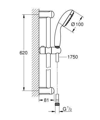 Tempesta Platform Showers 27853001