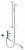 Смеситель с длинным изливом и душевым гарнитуром Grohe Eurosmart Cosmopolitan