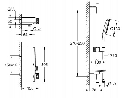 Grohe Grandera SET360