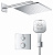 Душевая система Grohe Eurocube Rainshower Mono 310 Cube (SET104) с тропическим душем, хром