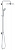 Душевая стойка без смесителя, Grohe Euphoria 260 (27421002) верхний душ 260 мм, кронштейн 450 мм, хр