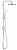 Душевая стойка Grohe New Tempesta System 210 (26381001) без смесителя, высота 74 см, верхний душ 210