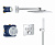 Душевая система с тропическим душем и ТЕРМОСТАТОМ GROHE SmartControl Rainshower SmartActive Cube 310