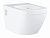 Унитаз подвесной безободковый Grohe Euro Ceramic (39538000) длина 54 см, открытый крепеж, без сидень