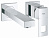 Смеситель Grohe Eurocube (19895000) для раковины на 2 отверстия, настенный монтаж, комплект врехней 