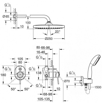 Grohe Bau Classic SET292