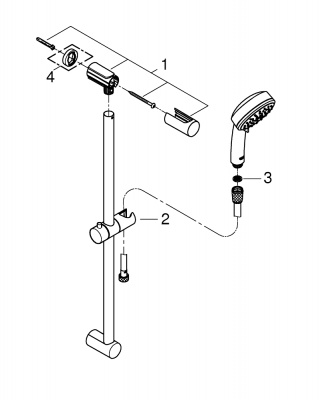 Tempesta Platform Showers 27578002