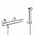 Гигиенический душ с термостатом Grohe Grohtherm 500 (SET456), металлический шланг, хром