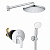 Душевая система Grohe Eurosmart  (SET248) с тропическим душем, хром