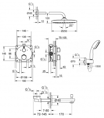Grohe Grohtherm SET523