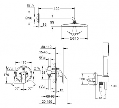 Grohe Eurosmart Cosmopolitan SET213
