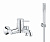 Смеситель для ванны Grohe BauClassic с душевым гарнитуром Stick, хром