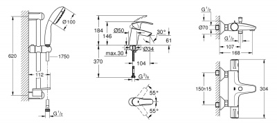 Grohe Grohtherm SET638