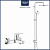 Душевая система с тропическим душем и смесителем для ванны Grohe BauFlow Tempesta New Cosmopolitan 9