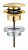 Донный клапан нажимной Grohe (65807GN0) для раковины без перелива, прохладный рассвет, матовый