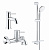 Комплект смесителей для ванны Grohe Bau Classic с полочкой, хром