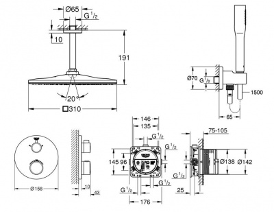 Grohe Grohtherm SET527