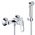 Гигиенический душ Grohe BauLoop со смесителем, гибкий металлический шланг 125 см., хром