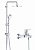 Душевая стойка с тропическим душем и смесителем для ванны Grohe BauFlow Tempesta New Cosmopolitan 60