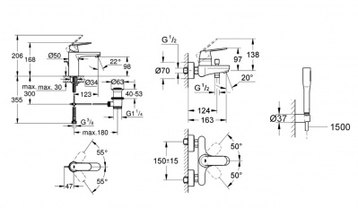 Grohe Eurosmart Cosmopolitan SET627