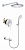 Душевая система Grohe Bau Classic Shower Set Professional 250 New (SET239) с изливом для ванны, хром