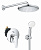 Душевая система Grohe BauEdge New (SET217N) с тропическим душем, хром