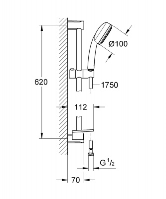 Tempesta Platform Showers 26083002