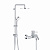 Душевая стойка с верхним душем и смесителем для ванны Grohe Bau Classic Tempesta New Cosmopolitan 60