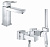 Комплект смесителей для ванной Grohe Eurocube SET609, хром