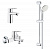Комплект смесителей для ванной Grohe BauLoop 3 в 1 (SET737), хром