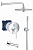 Душевая система для ванны с тропическим душем и изливом Grohe Lineare Euphoria 260