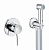 Гигиенический душ Grohe Bau Classic с металлической лейкой и запорным вентилем, хром