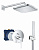 Душевая система с тропическим душем Grohe Plus Professional Cube 250 (SET551), хром