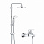 Душевая стойка с верхним душем и смесителем для ванны Grohe Grohe BauFlow Tempesta New 60 System, хр