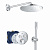Душевая система с термостатом и тропическим душем Grohe SmartControl Rainshower Mono Round 310 (Анал