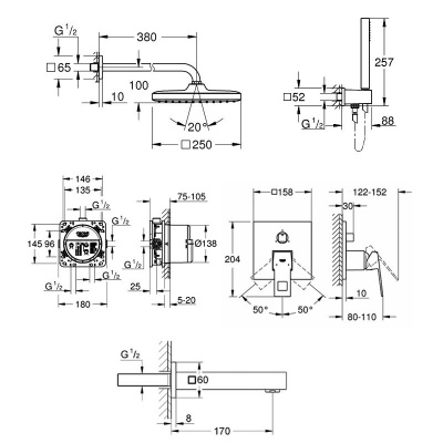 Grohe Eurocube SET118