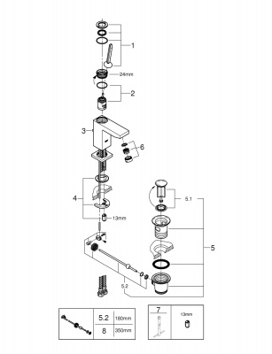 Grohe Eurocube 23654000