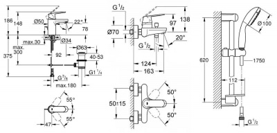 Grohe Eurosmart Cosmopolitan SET683