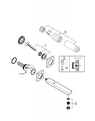 Grohe Eurocube 19998000