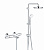 Душевая стойка с термостатом для ванны Grohe Grohtherm 1000 New 200, хром