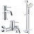 Комплект смесителей Grohe BauClassic с душевым гарнитуром, хром